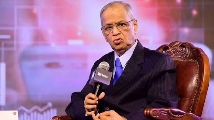 Quote of the day by Narayana Murthy: “Growth is painful. Change is painful. But, nothing is as painful as staying stuck where you do not belong.” He said that one should first "get a life and then worry about work-life balance".
