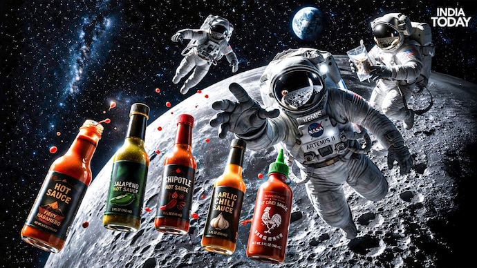 Nasa packed five hot sauces on Artemis 2. It is not a food preference. It is a biological workaround for a physiological failure that six decades of space food have not solved. (Photo: Vani Gupta/India Today) Nasa packed five hot sauces on Artemis 2. It is not a food preference. It is a biological workaround for a physiological failure that six decades of space food have not solved. (Photo: Vani Gupta/India Today)