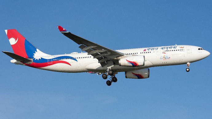 Nepal Airlines map Nepal Airlines map