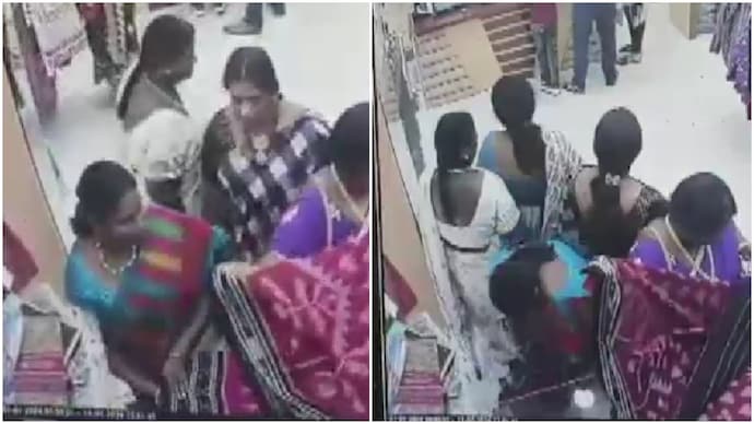 Odisha women trick shopkeepers to steal sarees worth Rs 7 lakh, caught on camera Odisha women trick shopkeepers to steal sarees worth Rs 7 lakh, caught on camera