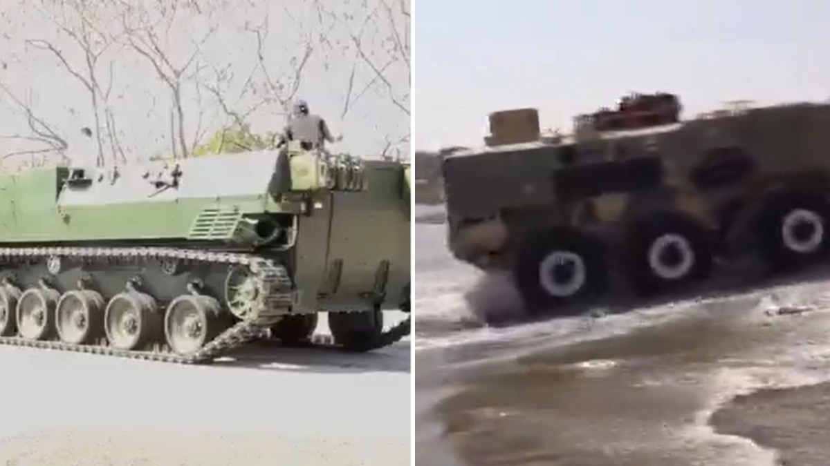 Video: DRDO unveils advanced armoured platform for land and water combat