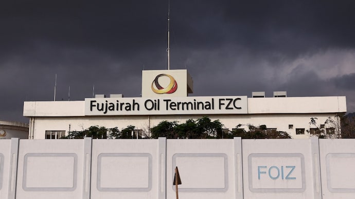 The Habshan-Fujairah oil pipeline was built to enable the UAE to export crude oil directly to the Gulf of Oman, bypassing the Strait of Hormuz. (Image: Reuters) opec uae exit india more oil shipment from abu dhabi new delhi indian refiners habshan fujairah pipeline bypass strait of hormuz