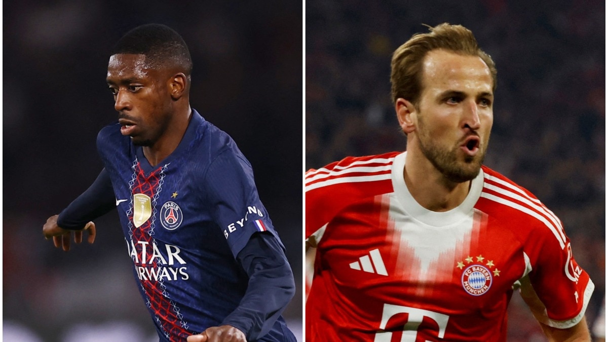 PSG host Bayern Munich in the first leg of the UCL semi-final clash (Photo Reuters) Ousmane Dembele, Harry Kane