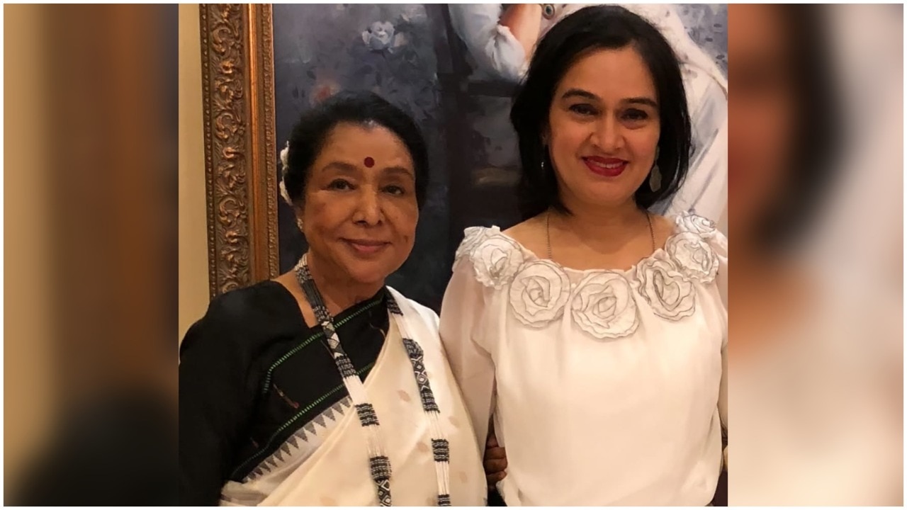Padmini Kolhapure and Asha Bhosle