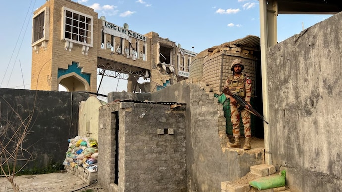 An army soldier stands at a post at the Friendship Gate, following the exchanges of fire between Pakistan and Afghanistan forces, at the border in Pakistan. (File Photo: Reuters) Afghan media reports cited similar claims.