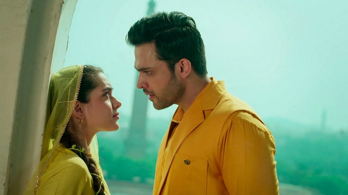 Parth Samthaan, Rishita Kothari in a still from Sehar Hone Ko Hai. Parth Samthaan, Rishita Kothari