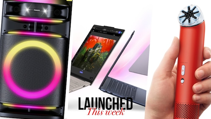 From left to right: Philips TAX3004 party speaker, Lenovo laptop series, Dyson HushJet Mini Philips TAX3004 party speaker, Lenovo laptop series, Dyson HushJet Mini