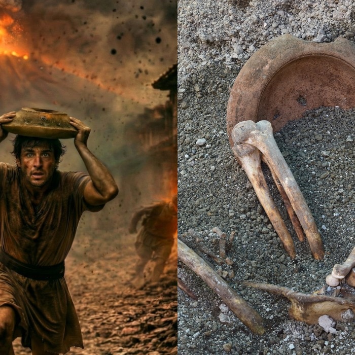 AI recreates Pompeii man running from volcano, gives his bones flesh and face