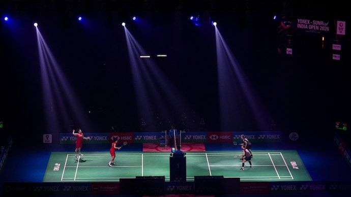 Pullela Gopichand had reacted to BWF's decision to change the scoring system. (PTI Photo) Players at court during India Open Badminton tournament in New Delhi (PTI Photo)