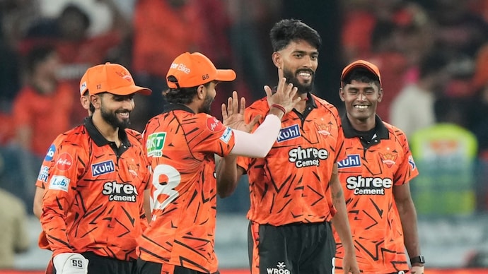 Praful Hinge and Sakib Hussain tore apart the in-form RR batting unit. (Image: AP) Praful Hinge and Sakib Hussain