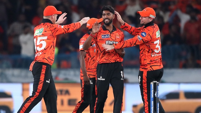 Praful Hinge took three wickets in his first over in the IPL. (Image: Reuters) Praful Hinge