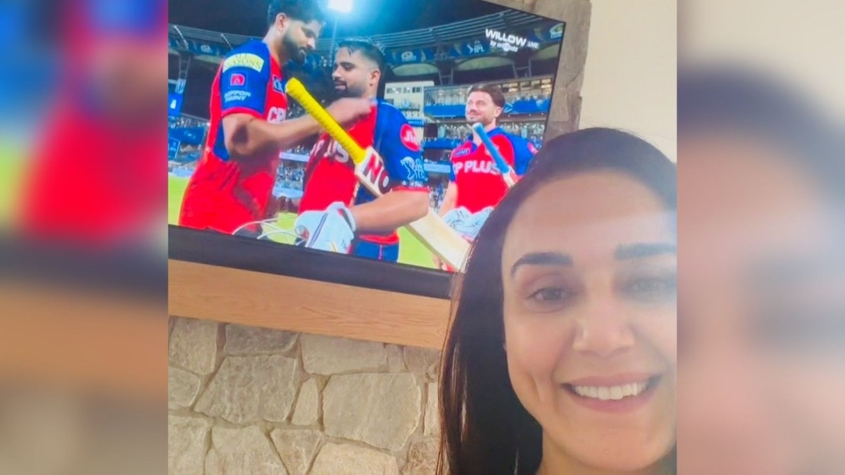 Grinning ear to ear: Preity Zinta relishing PBKS's dominant win over MI