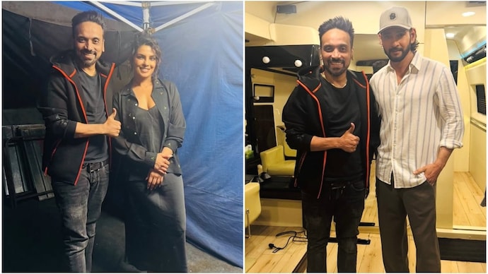 Priyanka Chopra, Mahesh Babu with Bosco Martis (Credits: Instagram/jerryxmm/x) Priyanka Chopra, Mahesh Babu with Bosco Martis
