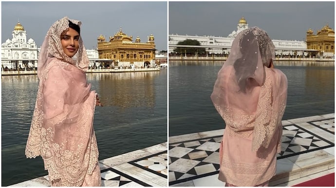 Priyanka Chopra offered prayers at the Golden Temple. (Photo: Instagram/Priyanka Chopra) Priyanka Chopra