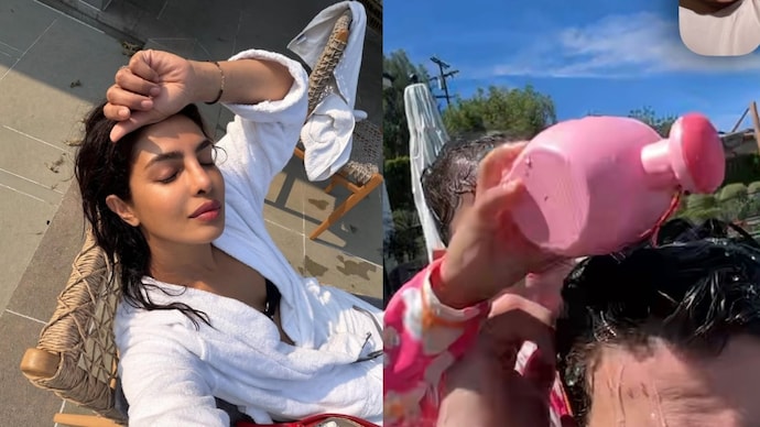 Priyanka Chopra shares poolside Sunday moments. (Photo Credit: Instagram/ Priyanka Chopra) Priyanka Chopra