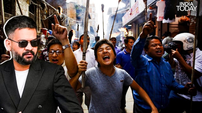 Within weeks of taking over as Nepal's PN, Balen Shah is facing protests over his move to enforce customs duty at the Indo-Nepal border. (Image: File) Nepal protest