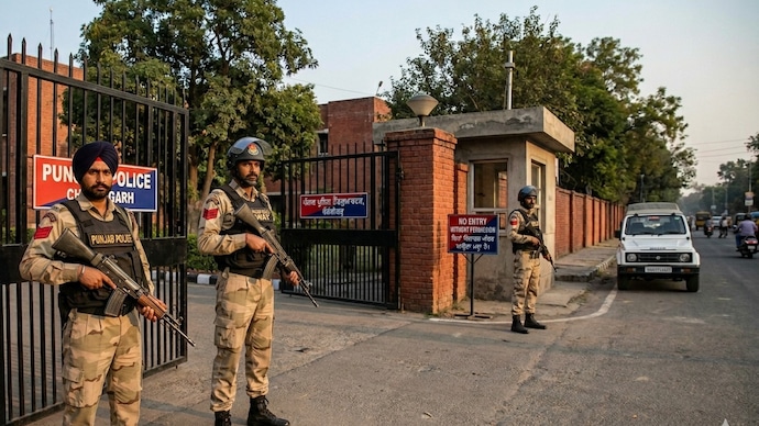 A source said the move was not motivated only by usual threats but also by sudden sit-in protests. (AI-generated representative image) Punjab Police Hq