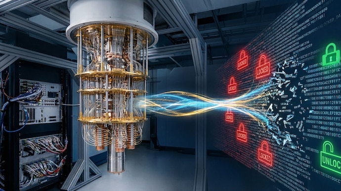 Google says Quantum computing could soon crack the encryption that keeps crypto secure. ( Photo generated using AI). Quantum computer