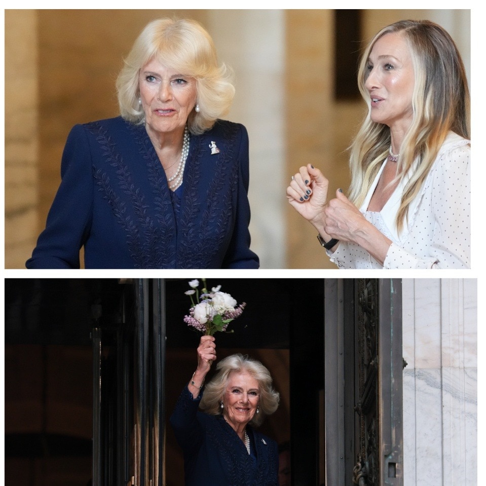 Queen Camilla shares a Sex and the City moment with Sarah Jessica Parker in NYC