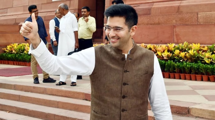 Raghav Chadha quits AAP, says two-thirds of party’s Rajya Sabha MPs to merge with BJP