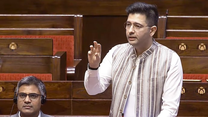 Raghav Chadha was elected as AAP's Rajya Sabha MP in May 2022. (Photo: PTI) Raghav Chadha was elected as AAP's Rajya Sabha MP in May 2022. (Photo: PTI)