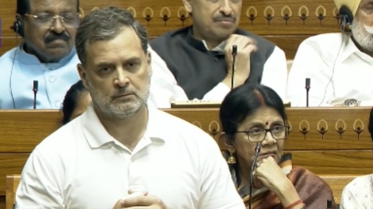 Rahul Gandhi's magician of Balakot, Sindoor swipe at PM in Parliament, BJP fumes