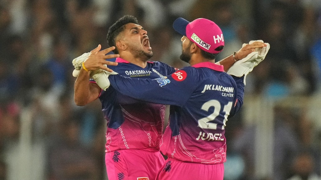 Tushar Deshpande successfully defended 11 runs in the final over in Ahmedabad (AP Photo) Rajasthan Royals Tushar Deshpande