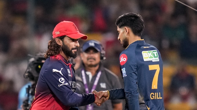 Can Gujarat Titans win at home vs RCB today? (PTI Photo) Rajat Patidar and Shubman Gill