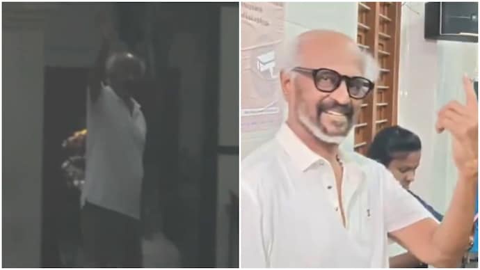 Thalaivar's swift move caught attention as soon as voting began in Tamil Nadu. Rajinikanth
