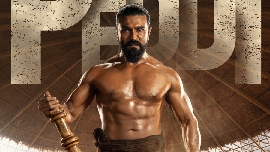 Peddi: In the new poster released on Hanuman Jayanti, Ram Charan Mudgal is wearing