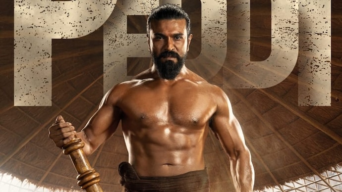 Ram Charan's Peddi is set for theatrical release on April 30, 2026. (Credit: Instagram/PeddyMovie) Peddi: In the new poster released on Hanuman Jayanti, Ram Charan Mudgal is wearing
