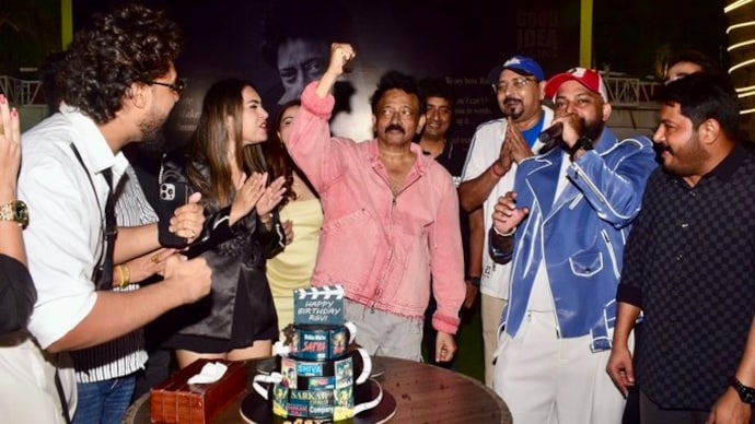 Ram Gopal Varma’s Dhurandhar-style birthday post goes viral. (Photo Credit: X/ Ram Gopal Varma) Ram Gopal Varma