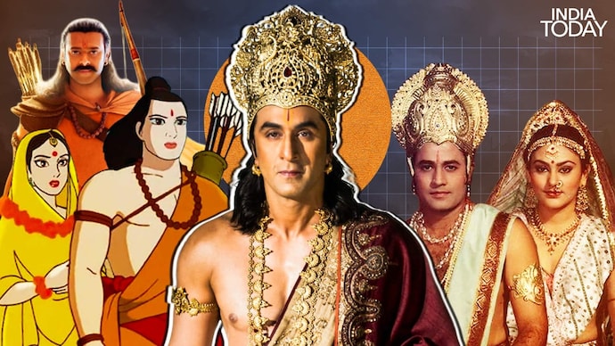 The many lives of Ramayana on screen. Photo: IndiaToday/Ankit Kumar Dwivedi Ramayana