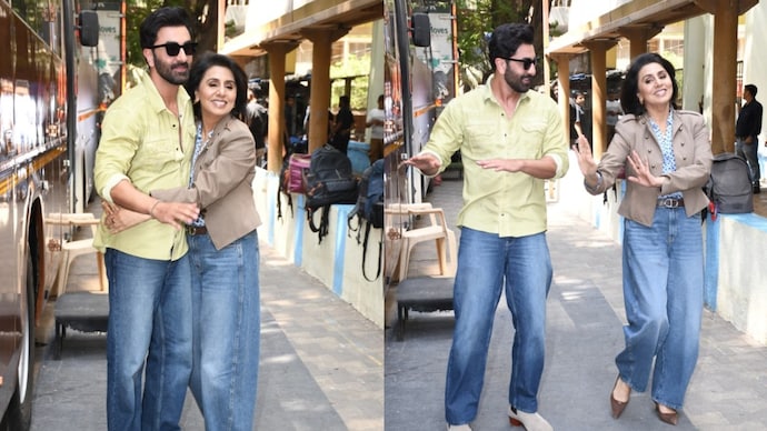 Ranbir and Neetu Kapoor danced on grandmother's wedding song. (Credit: Yogen Shah) Ranbir Kapoor, Neetu Kapoor