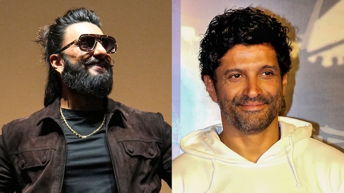 Ranveer Singh (L) was all set to appear as the new don in Farhan Ahtar's (R) Don 3 - Photo: PTI Ranveer Singh moves to end Don 3 row with Farhan Akhtar, may return Rs 10 crore fee