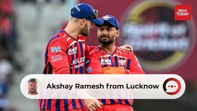 Pant and LSG suffered a tough loss at Ekana (Courtesy: AFP) Rishabh Pant