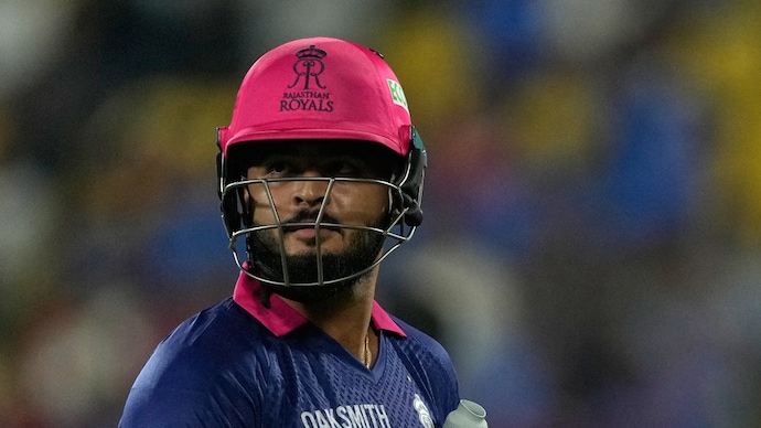 Sehwag questioned Riyan's tactical calls after SRH loss (Courtesy: AP) Riyan Parag