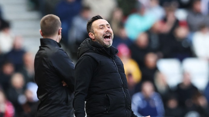 Roberto De Zerbi's first game as Tottenham manager ended in defeat to Sunderland. (Image: Reuters) Roberto De Zerbi