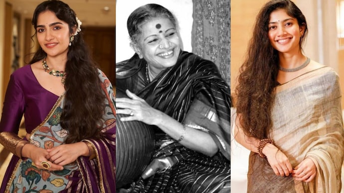 Rukmini Vasanth is reportedly in talks to play MS Subbulakshmi in Sai Pallavi's biopic. Rukmini Vasanth, MS Subbalkhmi and Sai Pallavi