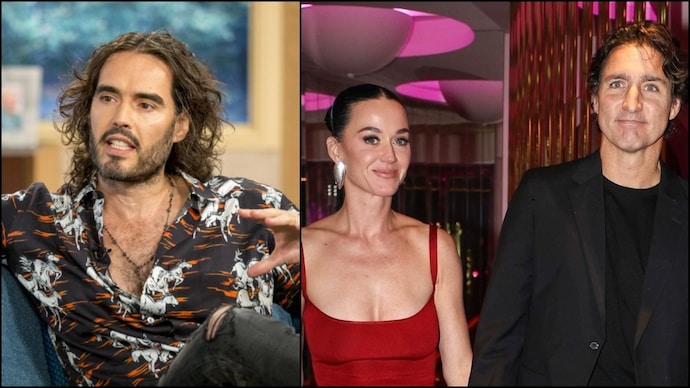 Russell Brand on Katy Perry dating Justin Trudeau. (Photo Credit: Getty Images) Russell Brand, Katy Perry, Justin Trudeau