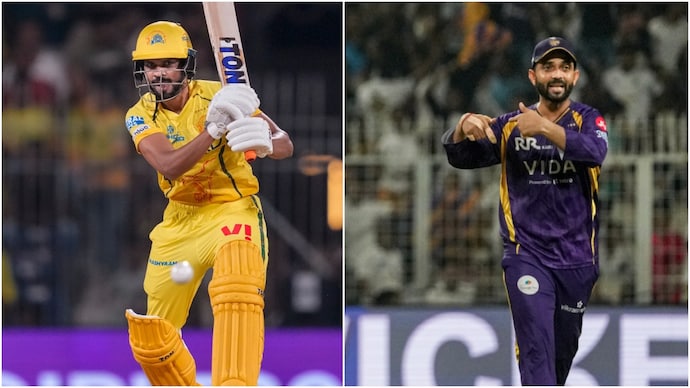 IPL 2026: A bottom of the table clash in Chennai awaits CSK ad KKR. (PTI Photo) Ruturaj Gaikwad, Ajinkya Rahane