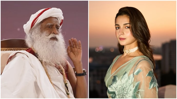 Sadhguru challenges Alia Bhatt when she says she likes to sleep. (Photo: Instagram/Sadhguru (left), Instagram/Alia Bhatt (right)) Sadhguru challenges Alia Bhatt