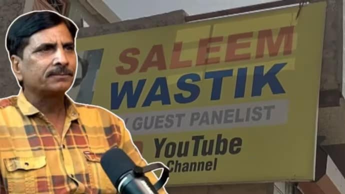 YouTuber and TV panelist Saleem Wastik (Photo- Screengrab) Salim Wastik