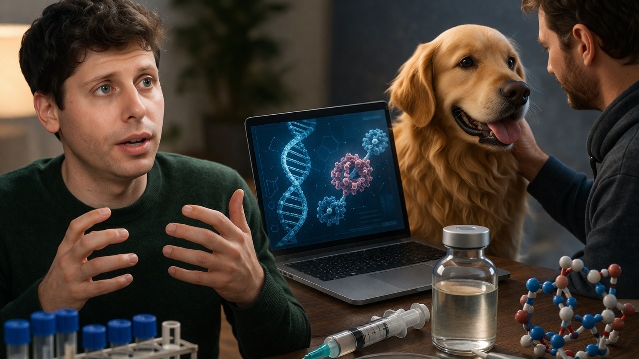 Man used ChatGPT to create a cancer vaccine for his dog, says Sam Altman