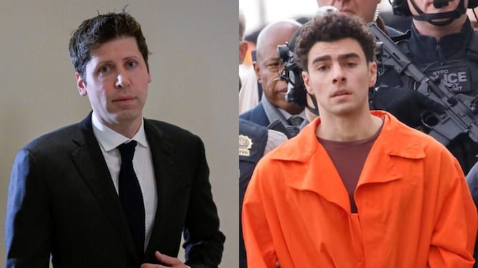 The Texas man who allegedly attacked Sam Altman's house may have been inspired from Luigi Mangione. (Photos: Reuters)