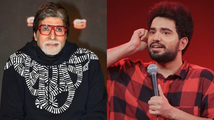 Amitabh Bachchan (left)/Samay Raina (right) and the story of the joke that was never told (Photo: PTI/Video screenshot) Samay Raina shares Abhishek Bachchan's bold joke which he did not tell Big B on KBC