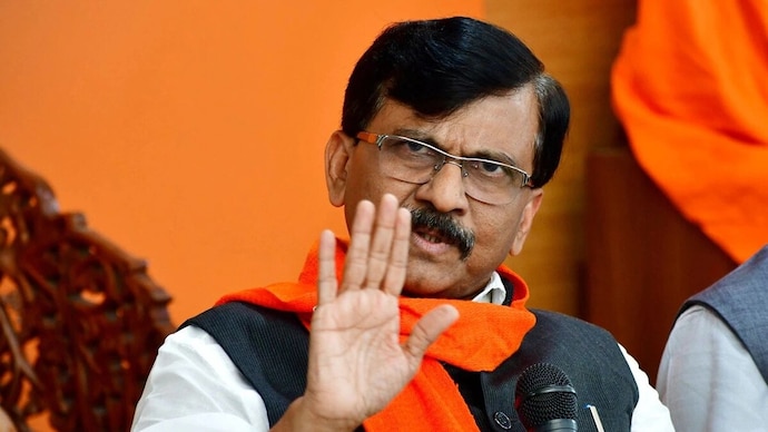 Shiv Sena UBT MP Sanjay Raut. (File Photo: PTI) Shiv Sena (UBT) Rajya Sabha MP Sanjay Raut
