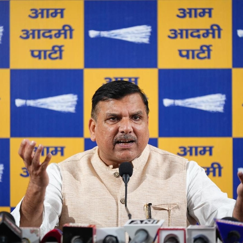 Fake news being spread: AAP's Sanjay Singh slams BJP over women's quota bill row