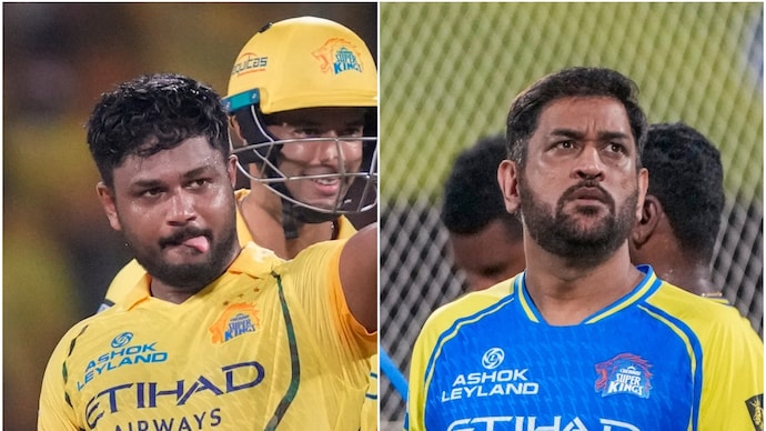 IPL 2026: Samson is CSK's fresh hope as Dhoni absence continues for CSK. (PTI Photo) Sanju Samson, MS Dhoni