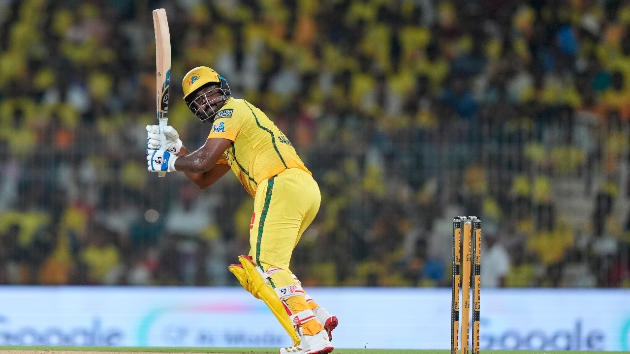 Sanju Samson makes mass comeback at Chepauk, slams maiden IPL hundred for CSK